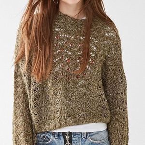 Urban Outfitters olive green lightweight sweater.